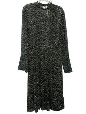 Topshop | Dresses | Topshop Navy Blue Midi Dress | Poshmark